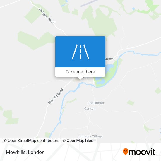 Mowhills map