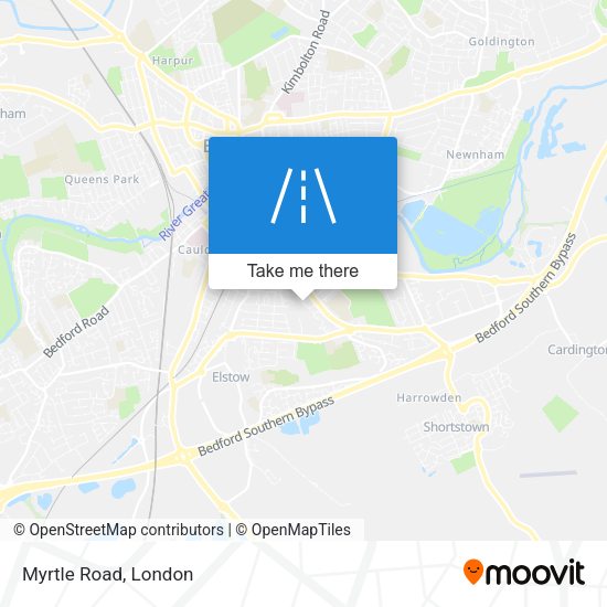Myrtle Road map