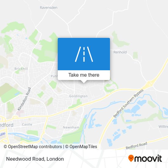 Needwood Road map
