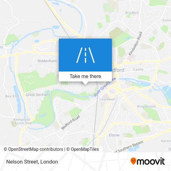 Nelson Street map