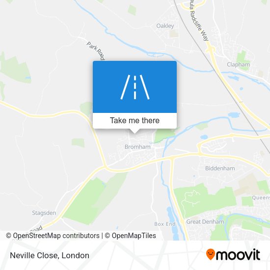 Neville Close map