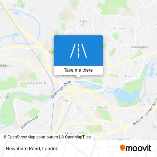 Newnham Road map