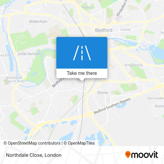 Northdale Close map