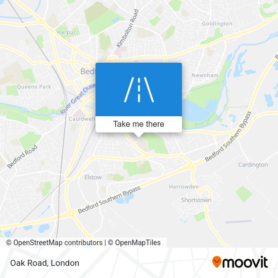 Oak Road map