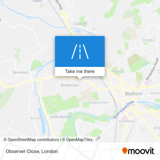 Observer Close map