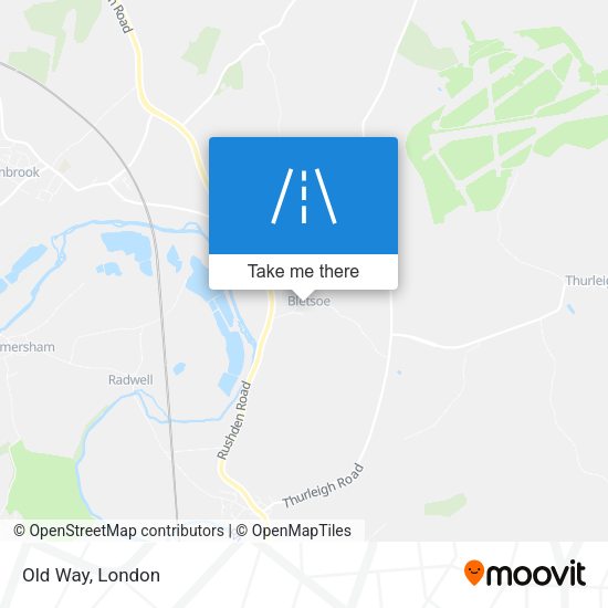 Old Way map