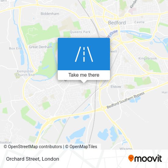 Orchard Street map