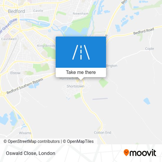 Oswald Close map