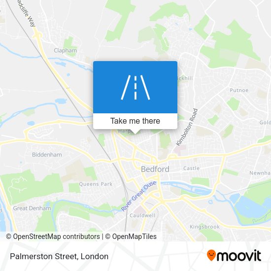 Palmerston Street map