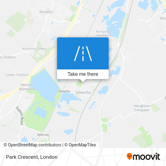 Park Crescent map