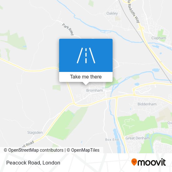 Peacock Road map