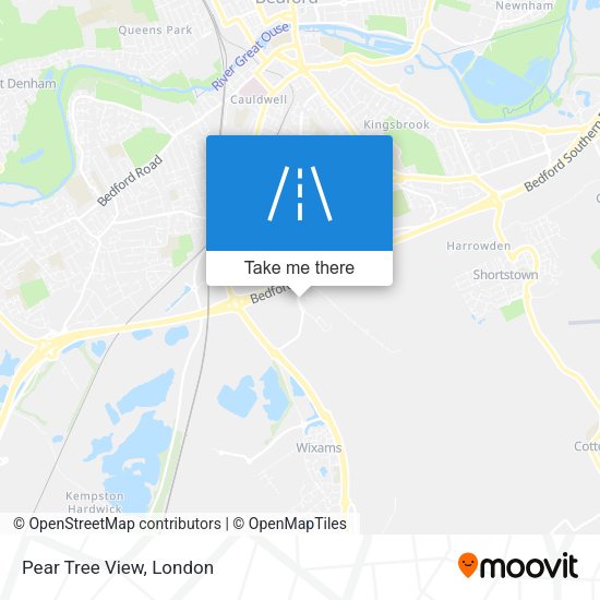 Pear Tree View map