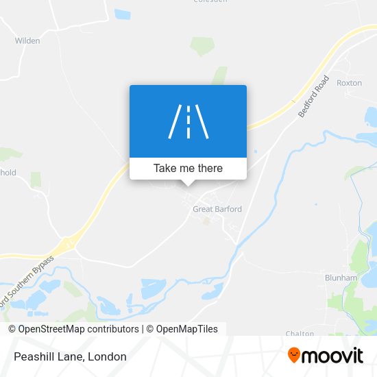 Peashill Lane map