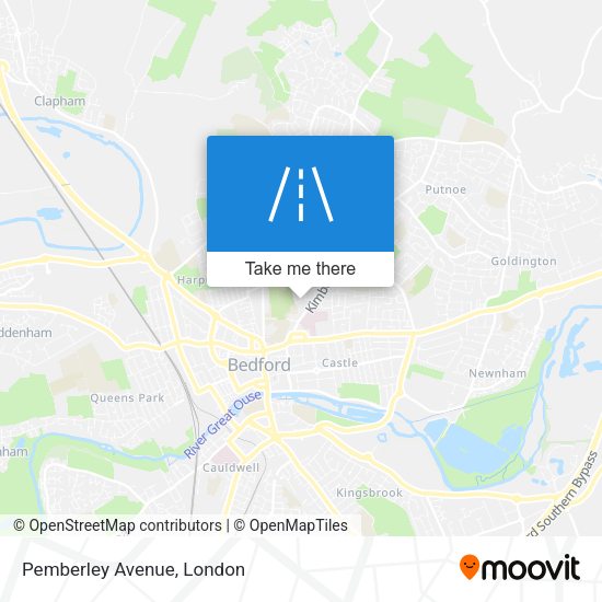 Pemberley Avenue map