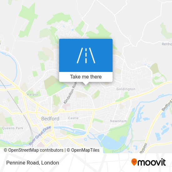 Pennine Road map