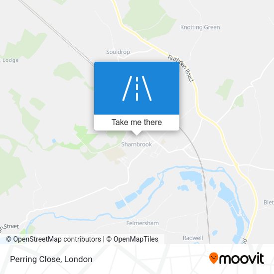 Perring Close map