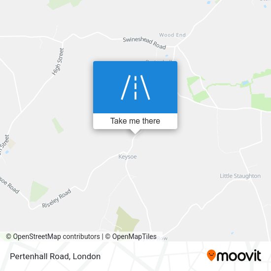 Pertenhall Road map