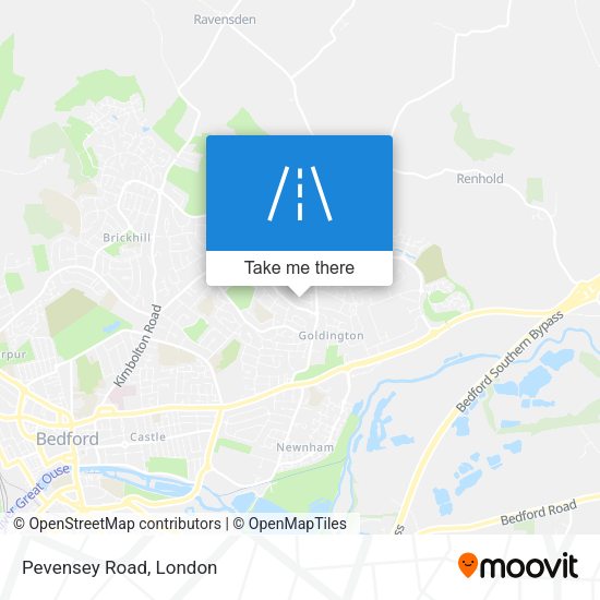 Pevensey Road map