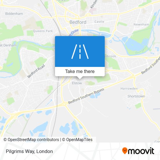 Pilgrims Way map