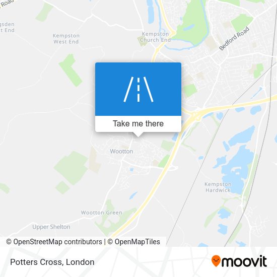 Potters Cross map