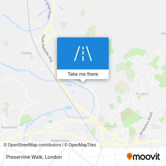 Preservine Walk map
