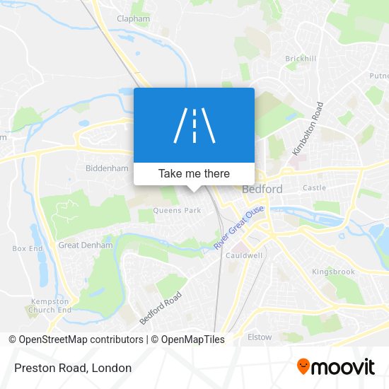 Preston Road map