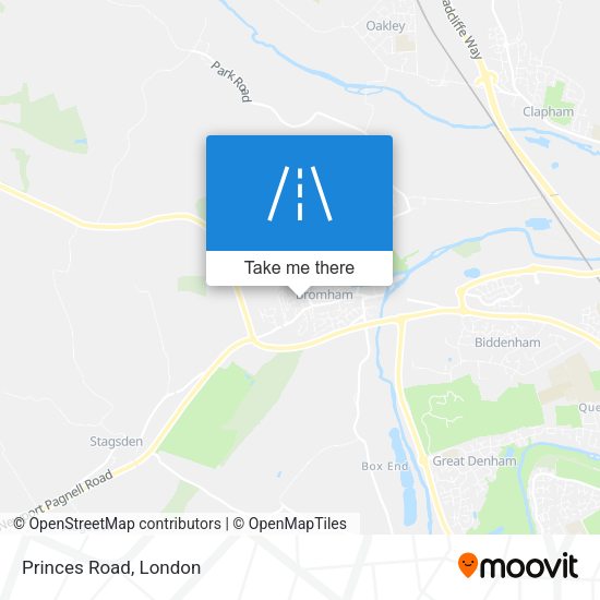 Princes Road map