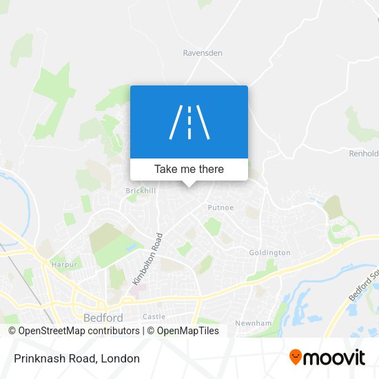 Prinknash Road map