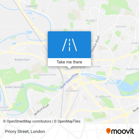 Priory Street map