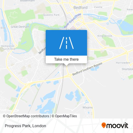 Progress Park map
