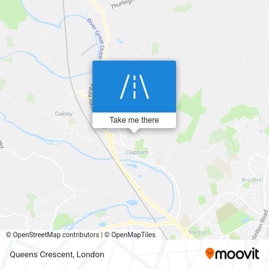 Queens Crescent map