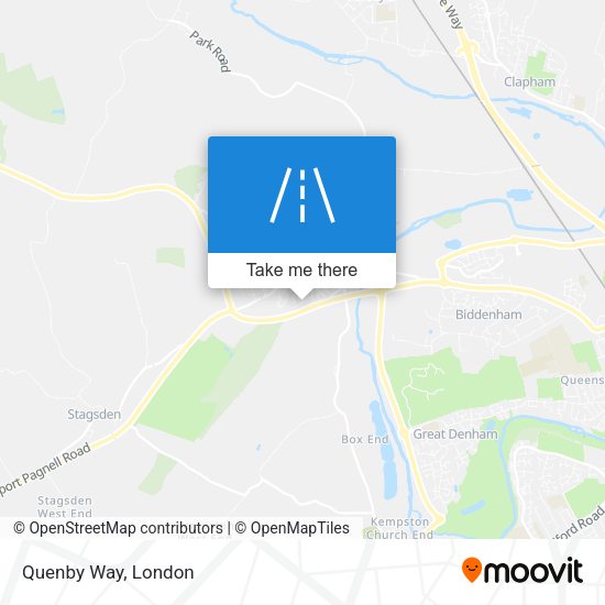 Quenby Way map
