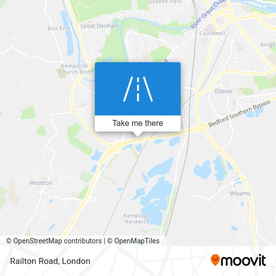 Railton Road map