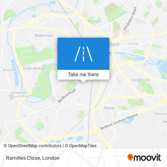 Ramilles Close map
