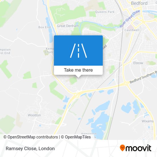 Ramsey Close map