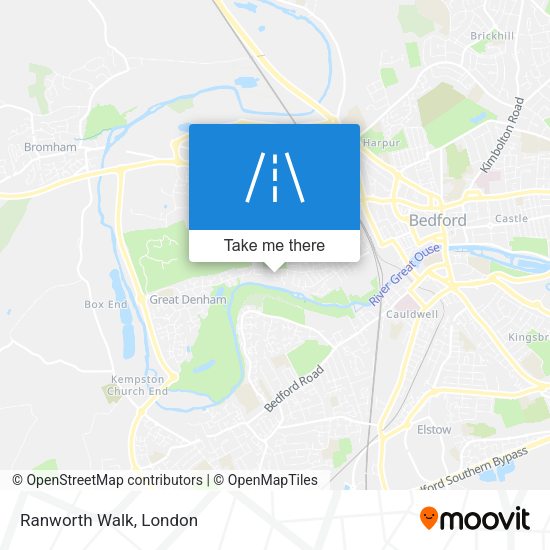 Ranworth Walk map