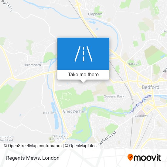Regents Mews map