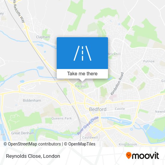 Reynolds Close map
