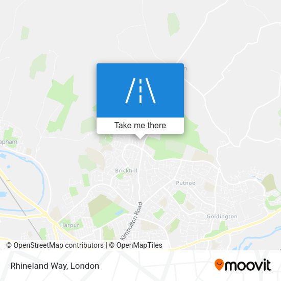 Rhineland Way map