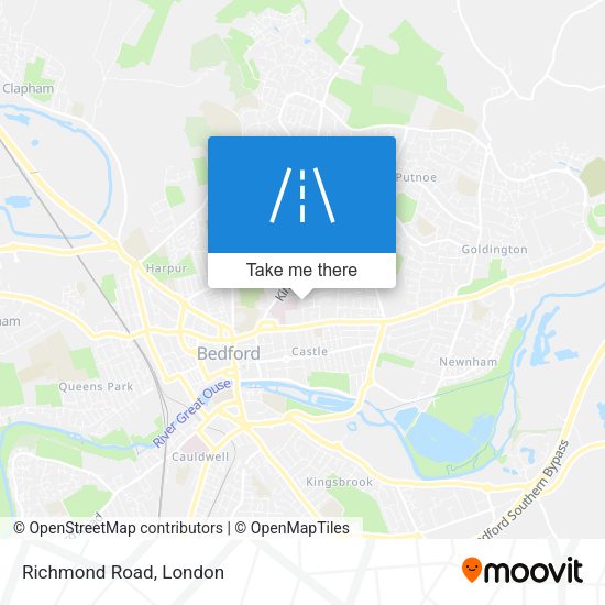Richmond Road map