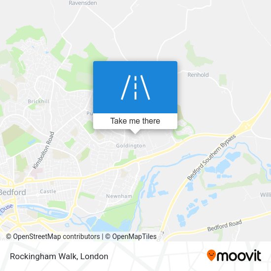 Rockingham Walk map