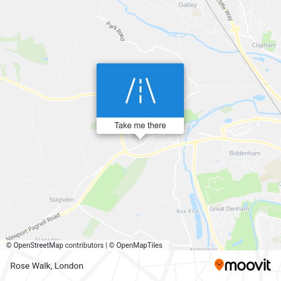 Rose Walk map