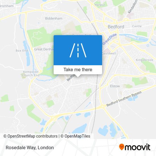 Rosedale Way map