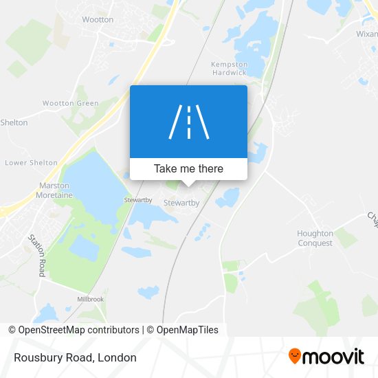 Rousbury Road map