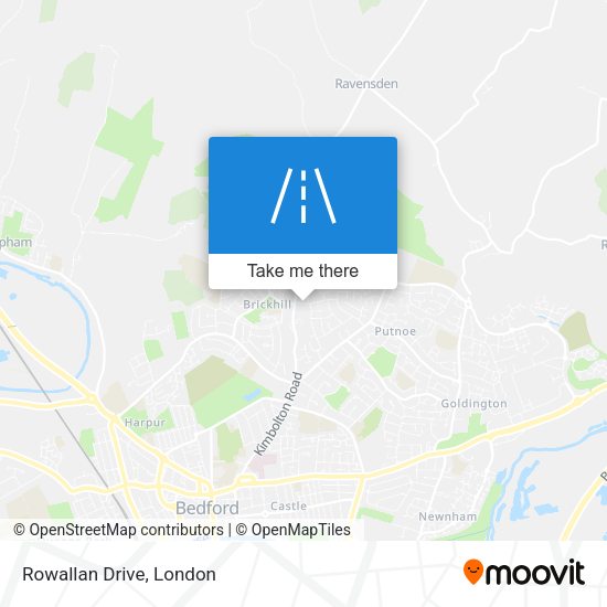 Rowallan Drive map