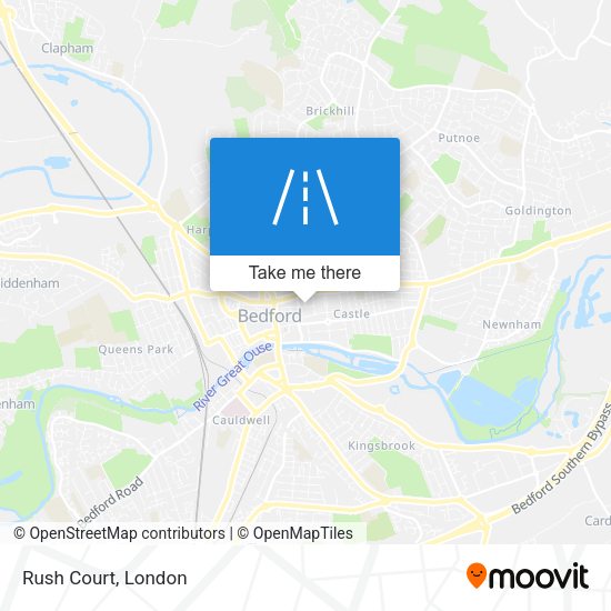 Rush Court map