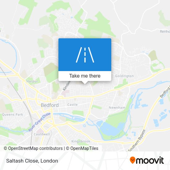 Saltash Close map