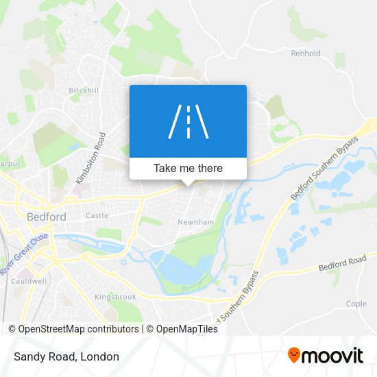 Sandy Road map
