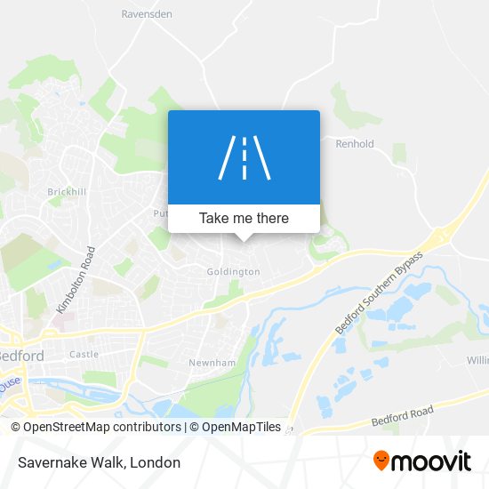 Savernake Walk map