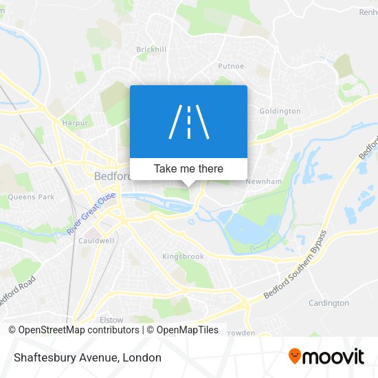 Shaftesbury Avenue map
